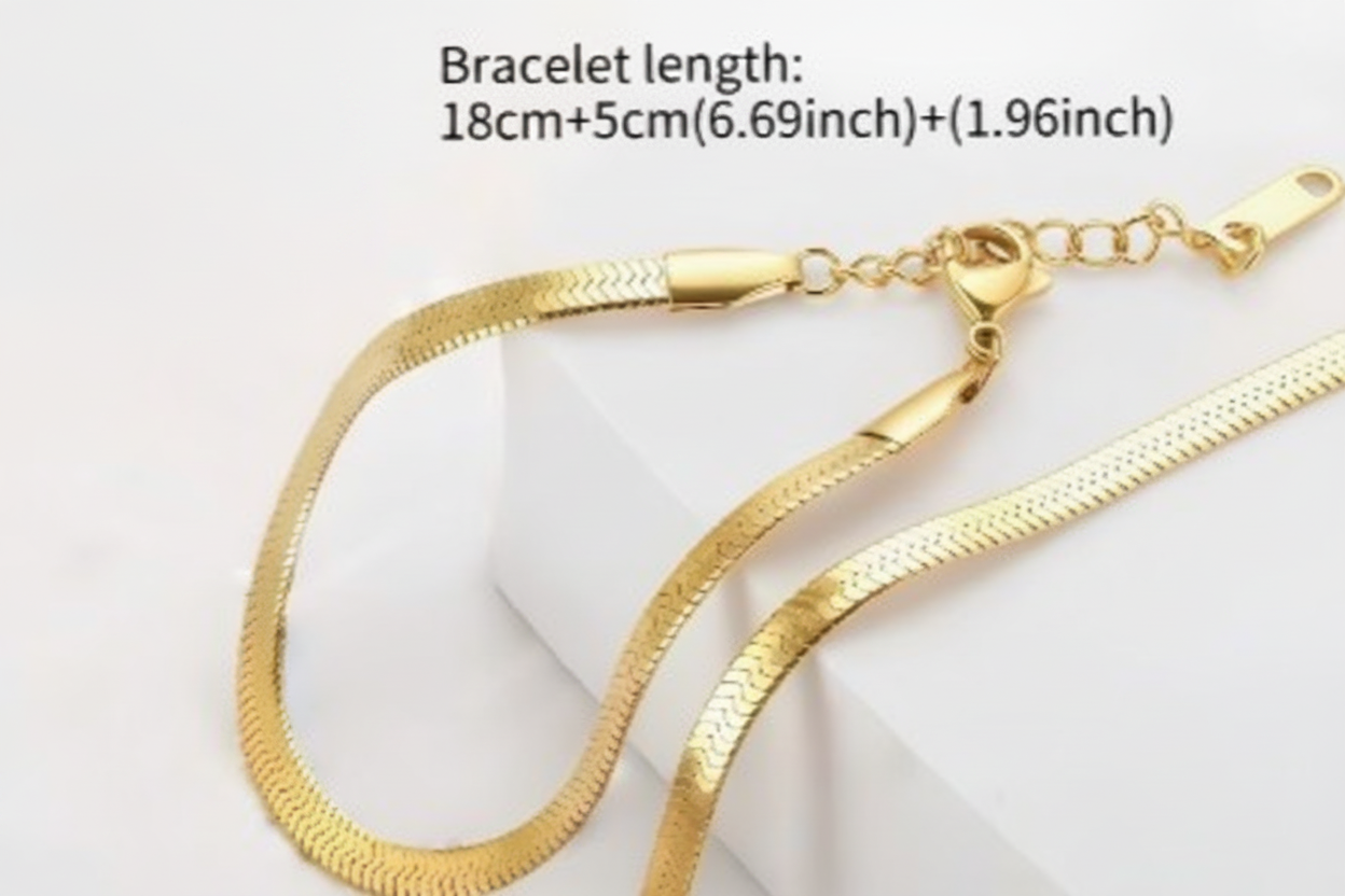 Gold Bracelet - Badge Removed, Sizing Kept