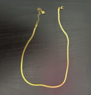 18K Gold-Plated Minimalist Chain Necklace