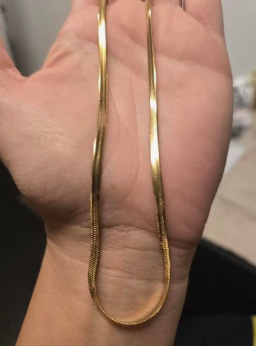 18K Gold-Plated Minimalist Chain Necklace
