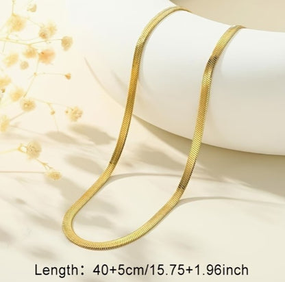 18K Gold-Plated Minimalist Chain Necklace