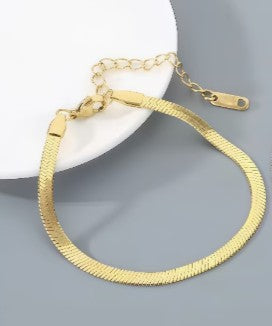 Snake Bracelet | 18k gold plated & Stainless Steel