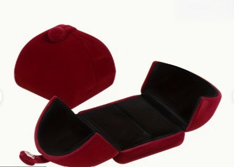 Velvet ring box Red