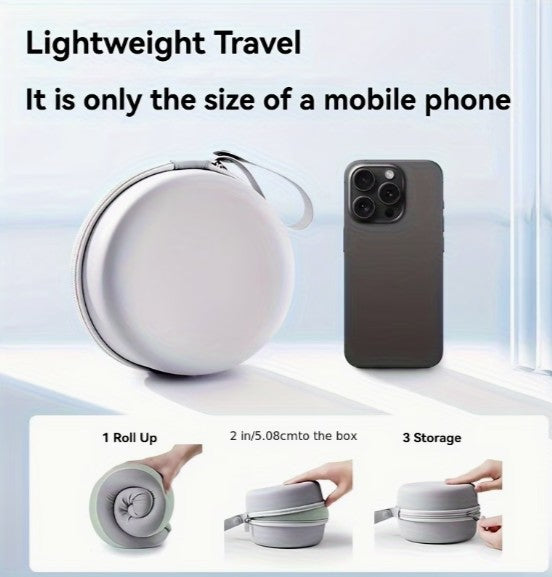 Ergonomic U-Shaped Neck Pillow with Storage Bag