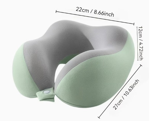 Ergonomic U-Shaped Neck Pillow with Storage Bag