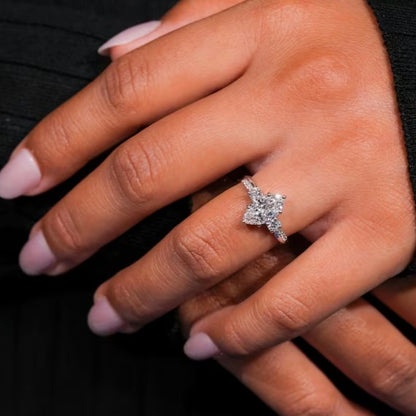 Marquise-Cut CZ Ring | 925 Sterling Silver