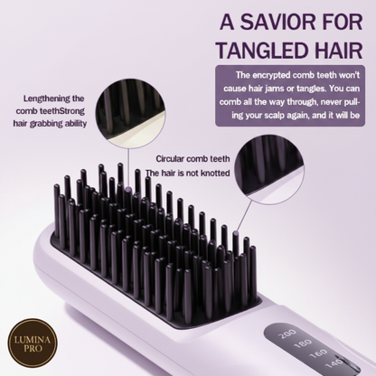 Lilac Hot Air Comb Infographic