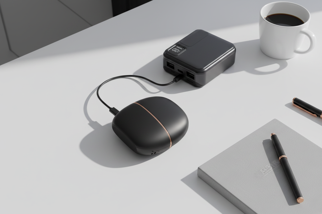 Mini Cordless Bangs Comb – Office Desk