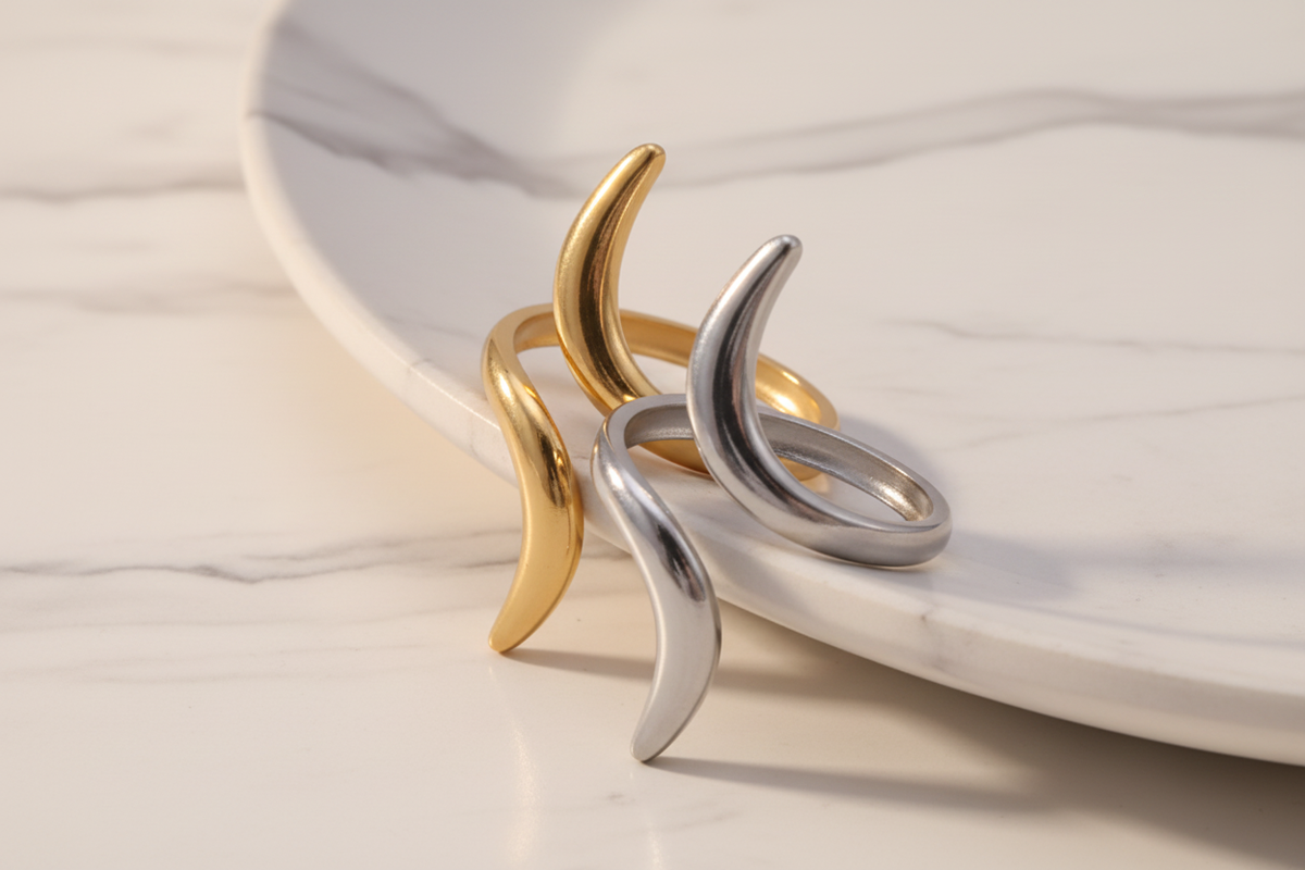 Premium Horn Cuff Rings