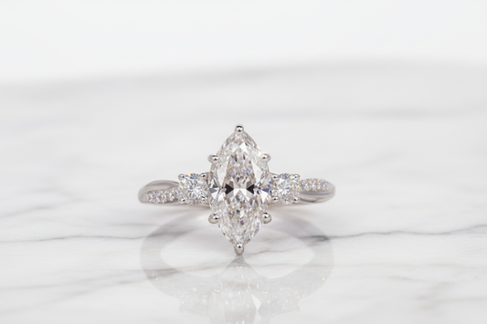 Premium Marquise Sterling Silver Ring