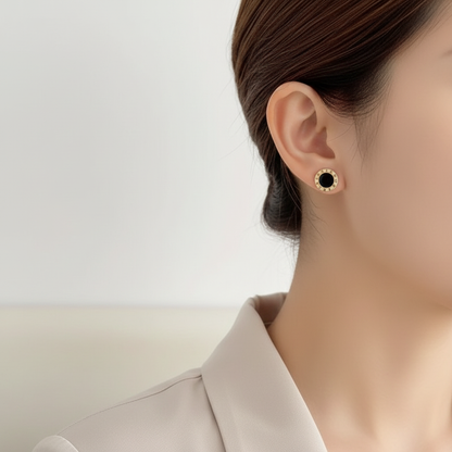 Roman Numeral Earrings - Worn Premium